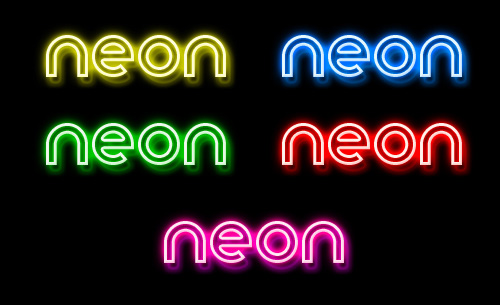 Neon Glow Styles